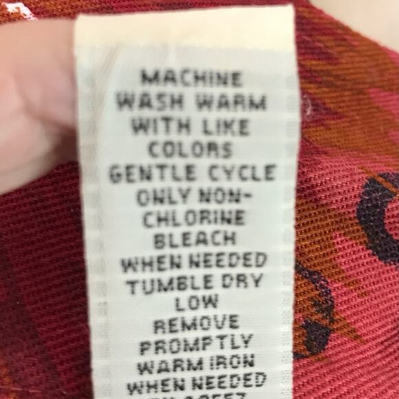 French Laundry Size Large Floral Printed Denim Jacket Pockets Fitted - Picture 14 of 15